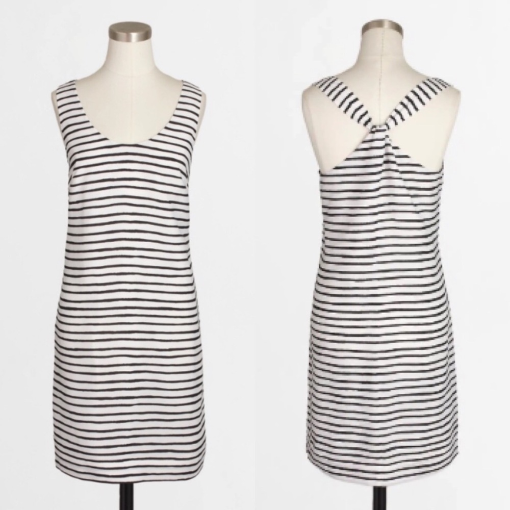 SOLD ✨New✨ J.Crew Striped Racerback Dress 6